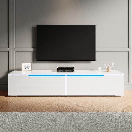 160cm high gloss white - 160cm,