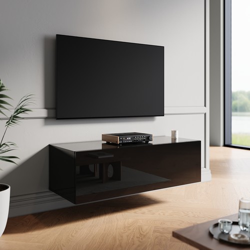 100cm high gloss floating - floating, tv