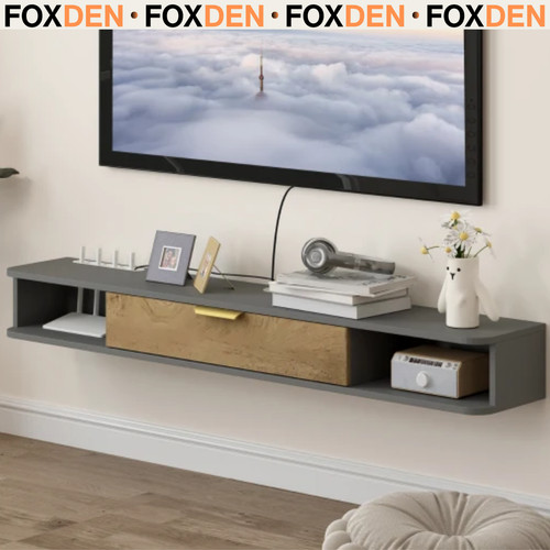 Grey floating unit - grey,
