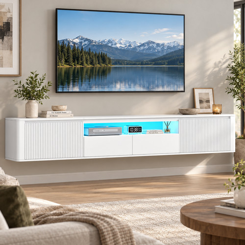 Floating stand white - stand, cm